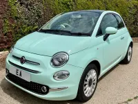 Used Fiat 500 Lounge 69 HP (50 kW) 2016 Green Hatchback