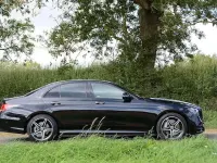 Used Mercedes E300 AMG line 315 HP (231 kW) 2019 Blue Sedan