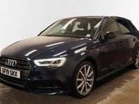 Used Audi A3 Sportback Black Edition 2019 Blue Hatchback