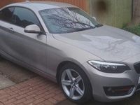 Used BMW 220 Sport Line 2016 Silver Coupe