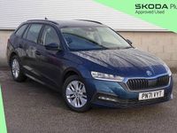Used Skoda Octavia SE Technology 150 HP (110 kW) 2021 Petrol blue metallic Estate