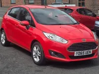 Used Ford Fiesta Zetec 2015 Red Hatchback