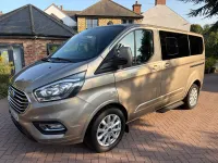 Used Ford Tourneo Custom Titanium 130 HP (95 kW) 2018 Silver champagne Van