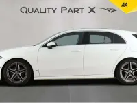 Used Mercedes A180 AMG line 136 HP (100 kW) 2021 White Hatchback