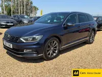 Used VW Passat R-line 150 HP (110 kW) 2017 Blue Estate
