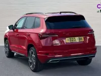 Used Skoda Karoq SportLine 190 HP (139 kW) 2023 Red SUV