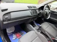 Used Skoda Fabia 75 HP (55 kW) 2019 Blue Hatchback