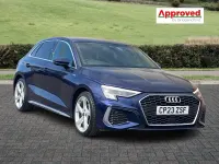 Usado Audi A3 S-Line 150 HP (110 kW) 2023 Azul Sedan