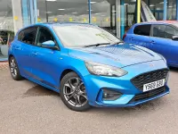 Used Ford Focus ST-Line 125 HP (91 kW) 2019 Blue Hatchback