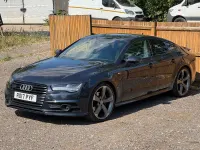 Used Audi A7 Sportback Black Edition 2017 Blue Hatchback