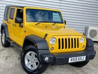 Begagnad Jeep Wrangler Rubicon 285 HK (209 kW) 2015 Gul SUV