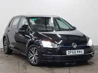 Used VW Golf VII SE 130 HP (95 kW) 2019 Black Hatchback