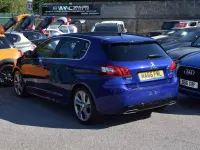 Used Peugeot 308 GT-line 130 HP (95 kW) 2016 Blue Hatchback