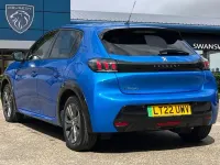 Used Peugeot e-208 Allure Premium 100 kW (136 HP) 2022 Blue Hatchback