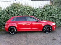 Used Audi A3 Sportback Design 150 HP (110 kW) 2018 Red Hatchback