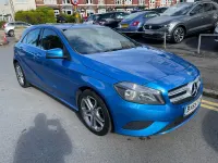 Used Mercedes A200 2015 Blue Hatchback