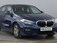 Used BMW 118 Sport Line 134 HP (98 kW) 2022 Blue Hatchback