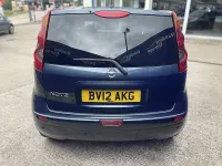 Used Nissan Note N-TEC 110 HP (80 kW) 2012 Blue Hatchback