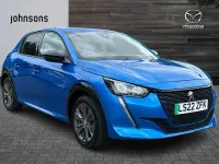 Used Peugeot e-208 Allure Premium 100 kW (136 HP) 2022 Blue Hatchback