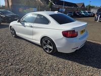 Used BMW 218 Sport Line 2016 White Coupe