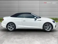 Used Audi A5 Cabriolet S-Line 187 HP (137 kW) 2018 White Cabriolet