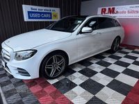 Used Mercedes E220 AMG line 2019 White Estate