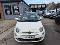 Used Fiat 500 Lounge 2016 White Hatchback