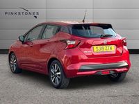 Używany Nissan Micra Acenta 90 KM (66 kW) 2019 Czerwony Hatchback