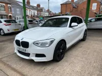 Begagnad BMW 120 M Sport 2013 Vit Halvkombi