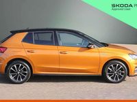 Used Skoda Fabia Monte Carlo 113 HP (83 kW) 2024 Phoenix orange metallic black magic pearl effect Hatchback