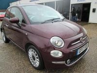 Used Fiat 500 Lounge 69 HP (50 kW) 2017 Red Hatchback