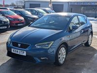 Used Seat Leon SE 125 HP (91 kW) 2014 Blue Hatchback