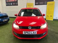 Used VW Polo Edition 75 HP (55 kW) 2013 Red Hatchback