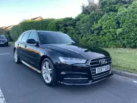 Used Audi A6 S-Line 190 HP (139 kW) 2017 Black Estate