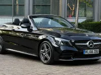 Used Mercedes C220 AMG Line Premium 194 HP (142 kW) 2019 Black Cabriolet