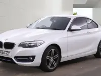Usado BMW 218 Sport Line 136 CV (100 kW) 2016 Blanco Coupe