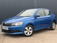 Used Skoda Fabia SE 110 HP (80 kW) 2015 Blue Hatchback