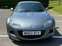 Usado Mazda MX5 126 HP (92 kW) 2013 Cinzento Cabrios
