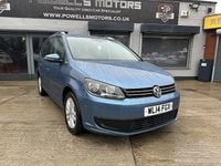 Used VW Touran SE 105 HP (77 kW) 2014 Blue MPV