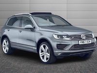 Used VW Touareg R-line Plus 262 HP (192 kW) 2017 Reef blue SUV