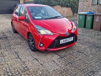 Used Toyota Yaris Hybrid 2019 Red Hatchback