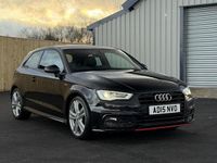 Used Audi A3 S-Line 110 HP (80 kW) 2015 Black Hatchback
