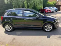 Used VW Polo SE 90 HP (66 kW) 2015 Black Hatchback