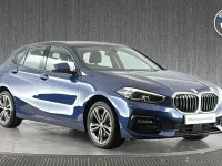 Used BMW 118 Sport Line 134 HP (98 kW) 2023 Blue Hatchback