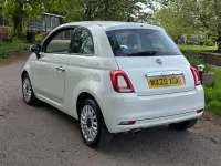 Used Fiat 500 Lounge 69 HP (50 kW) 2020 White Hatchback