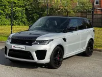 Used Land Rover Range Rover Sport SVR 575 HP (422 kW) 2019 Silver SUV