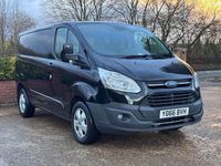 Used Ford Transit Custom Limited 130 HP (95 kW) 2017 Black Van
