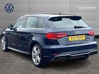 Used Audi A3 S-Line 150 HP (110 kW) 2019 Blue Hatchback