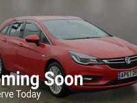 Used Vauxhall Astra Elite 150 HP (110 kW) 2018 Red Estate