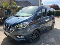 Used Ford Tourneo Custom Titanium 130 HP (95 kW) 2020 Colbolt blue metallic Van